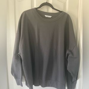 Dick’s Sporting Goods sweatshirt.